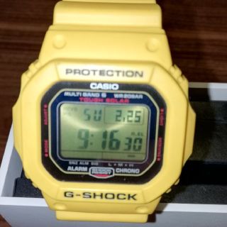 ジーショック(G-SHOCK)の30周年 Gショック タフソーラー マルチバンド6 ライトニングイエロー(腕時計(デジタル))