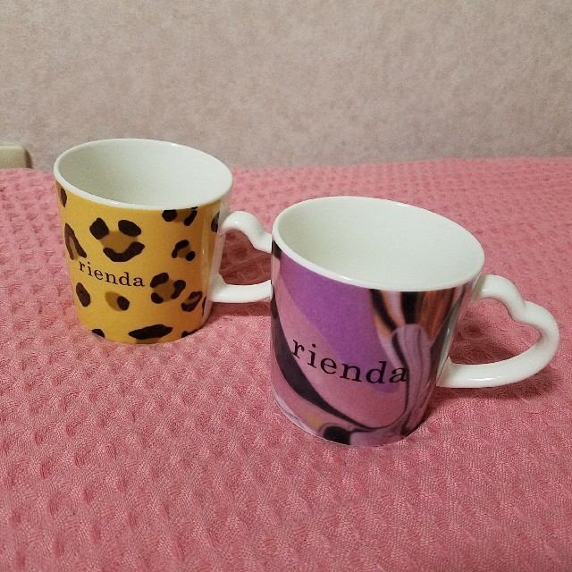 rienda(リエンダ)のリエンダ♡ノベルティー♡マグカップ♡非売品 エンタメ/ホビーのコレクション(ノベルティグッズ)の商品写真