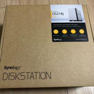 新品未使用【NASキット】Synology DiskStation DS218j(PC周辺機器)