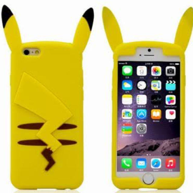 ポケモン(ポケモン)のiPhoneケース ピカチュウ SKTR 様専用 スマホ/家電/カメラのスマホアクセサリー(iPhoneケース)の商品写真