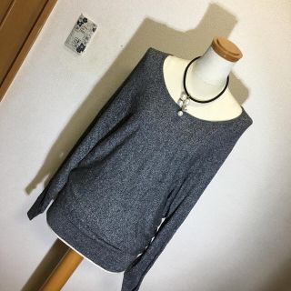 イング(INGNI)のイング グレー 春ニット 3wayワンピースチュニック 美品 M(ミニワンピース)