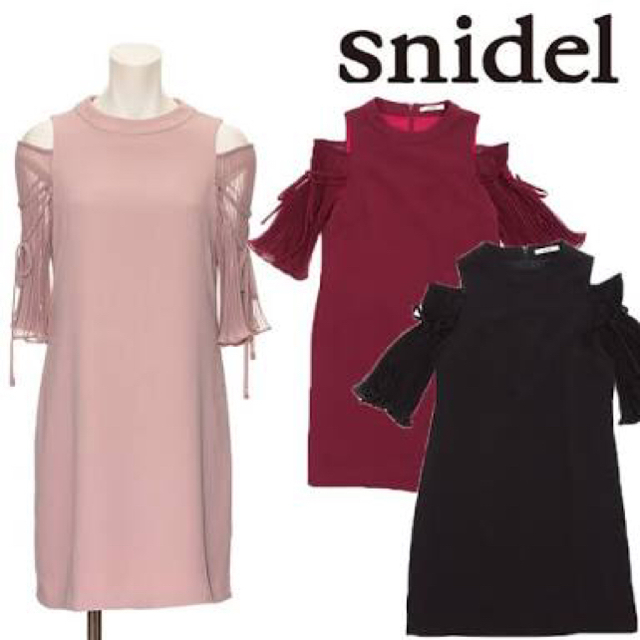 snidel プリーツスリーブワンピース 3