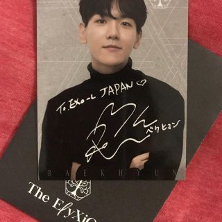 エクソ(EXO)の EXO ベッキョン  トレカ The ElyXiOn PLANET抽選会 (その他)