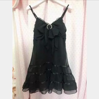 トゥララ(TRALALA)のTRALALA♡トゥララ♡キラキラビジューバックル♡おりぼんシフォンキャミ(チュニック)