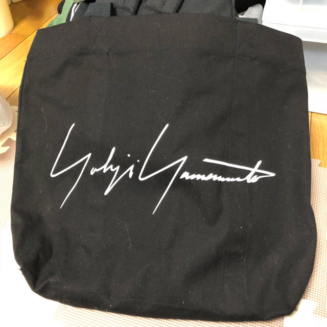 Yohji Yamamoto(ヨウジヤマモト)のYohji Yamamoto ヨウジヤマモト トートバッグ ブラック メンズのバッグ(トートバッグ)の商品写真