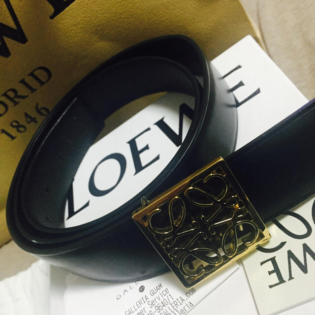 LOEWE(ロエベ)の【40%OFF】LOEWEアナグラムロゴバックルベルト メンズのファッション小物(ベルト)の商品写真