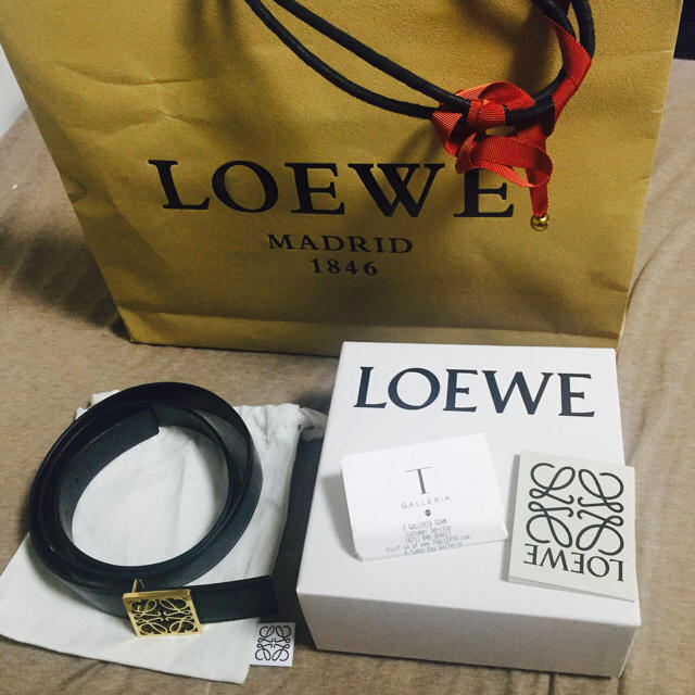 LOEWE(ロエベ)の【40%OFF】LOEWEアナグラムロゴバックルベルト メンズのファッション小物(ベルト)の商品写真