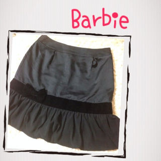 バービー(Barbie)のBarbieふわふわスカート☆裾切替え(ミニスカート)