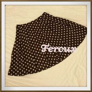 フェルゥ(Feroux)のフェルゥ 秋色ドットスカート(ミニスカート)