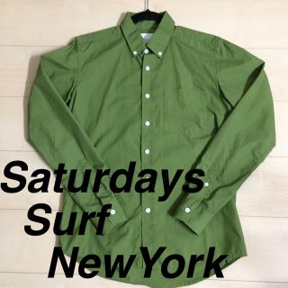 サタデーズサーフニューヨークシティー(SATURDAYS SURF NYC)のサタデーズサーフニューヨーク 長袖シャツ カーキ XSサイズ(シャツ)