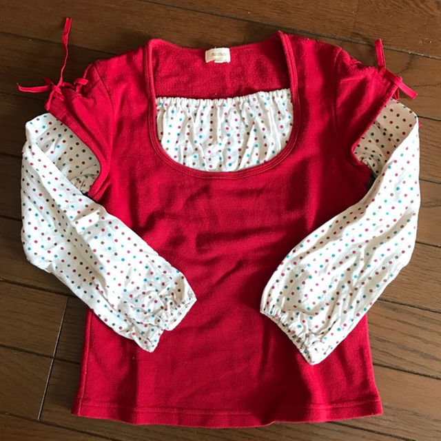 HusHush(ハッシュアッシュ)のHusHush カットソー120 キッズ/ベビー/マタニティのキッズ服女の子用(90cm~)(その他)の商品写真