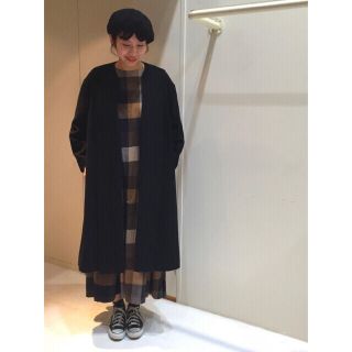 フィグロンドン(fig London)のfig  London＊カシミヤ混メルトンダブルコート(ロングコート)