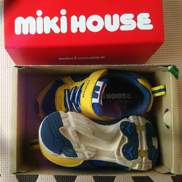 mikihouse(ミキハウス)のミキハウス 16センチ スニーカー キッズ/ベビー/マタニティのキッズ靴/シューズ(15cm~)(スニーカー)の商品写真
