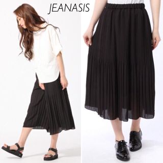 ジーナシス(JEANASIS)の【美品】JEANASIS ランダムプリーツスカート(ロングスカート)