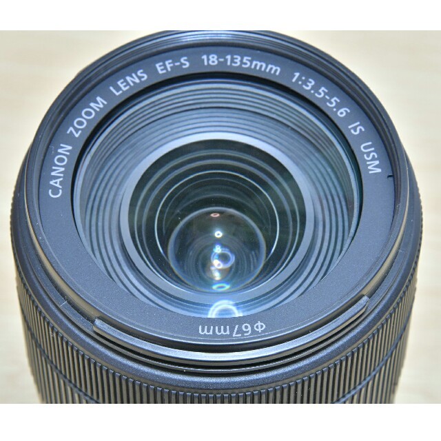 ンズフード⒔ Canon - Canon 18-135 F3.5-5.6 IS USMの通販 by l's shop｜キヤノンならラクマ レンズキッ