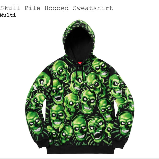 【Supreme】Skull Pile Hooded Sweatshirt