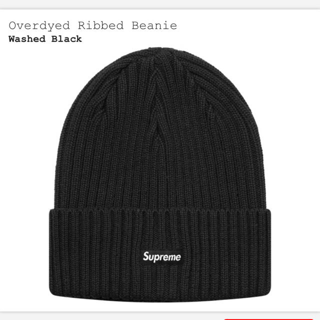 Supreme 18SS Overdyed Ribbed Beanie