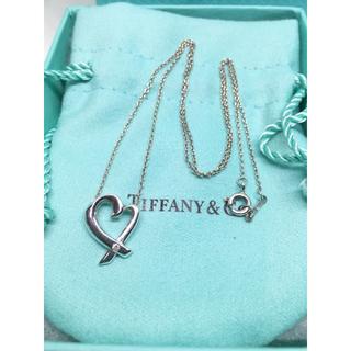 ティファニー(Tiffany & Co.)の3%offsale 美品 ハート ダイヤ ネックレス オープンハート ダイヤ(ネックレス)