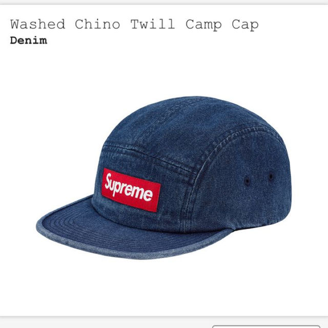 最安値 込 Supreme デニム キャップ 2018SS シュプリーム CAP