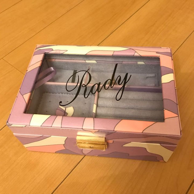 Rady(レディー)のRady ミルフルール柄 ジュエリーBOX アクセサリーケース レディースのアクセサリー(その他)の商品写真