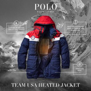 ラルフローレン(Ralph Lauren)のTEAM USA HEATED JACKET  サイズM(マウンテンパーカー)