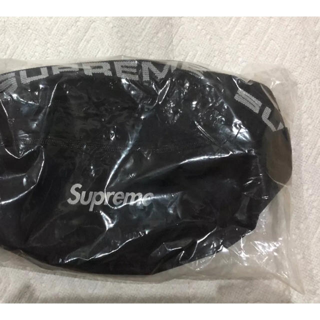 Supreme waist bag black 黒