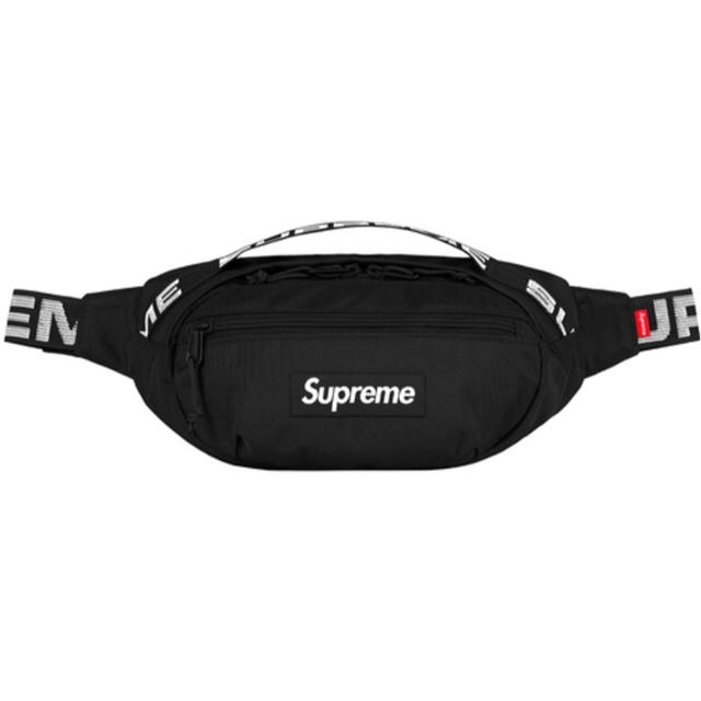 Supreme waist bag black 黒 1