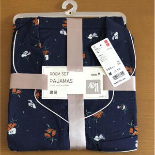 ユニクロ(UNIQLO)の新品♡長袖レーヨンパジャマM♡2点セット(パジャマ)