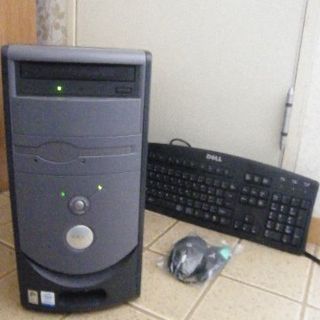 デル(DELL)のDELL dimension 1100 HDD160Ｇ コード　キーボードマウス(デスクトップ型PC)