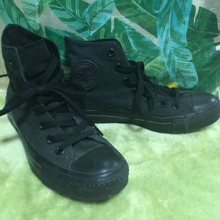 コンバース(CONVERSE)のコンバース ハイカット 黒 22.5 スニーカー(スニーカー)