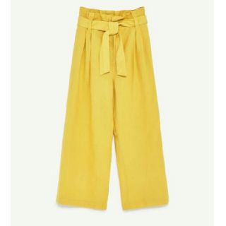 ザラ(ZARA)の新品 ZARA リネンパンツ S(カジュアルパンツ)