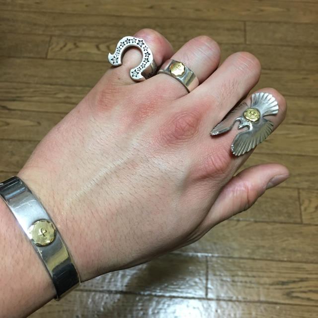 8号 テンダーロイン ダラー リング SILVER/STONE チックサイズ 8号 テンダーロイン ダラー リング SILVER/STONE チックサイズ