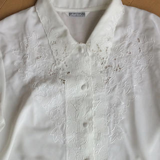 フラワー(flower)のenbroidery  blouse(シャツ/ブラウス(長袖/七分))