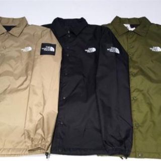 ザノースフェイス(THE NORTH FACE)の新品 18ss 新作 ノースフェイス ボックスロゴ コーチジャケット 黒 M(ナイロンジャケット)