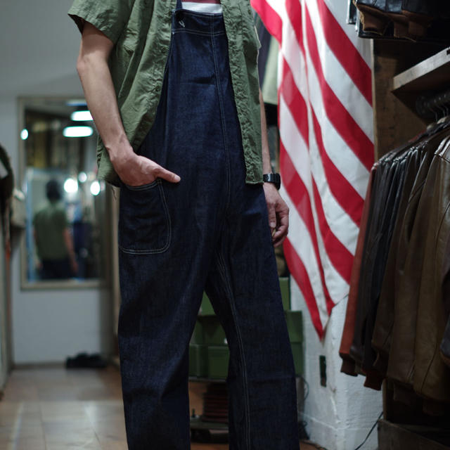 THE REAL McCOY'S(ザリアルマッコイズ)のリアルマッコイズ USN  オーバーオール メンズのパンツ(デニム/ジーンズ)の商品写真