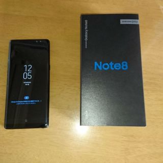 Galaxy note8 液晶漏れ有り （最終価格）(スマートフォン本体)