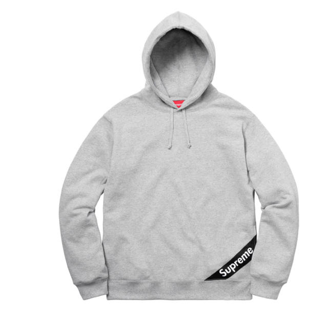 全3色/黒/赤/ベージュ supreme 18ss corner label ロゴパーカー - パーカー
