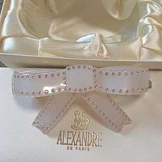 アレクサンドルドゥパリ(Alexandre de Paris)のアレクサンドルドゥパリ♡キラキラリボンバレッタ(バレッタ/ヘアクリップ)