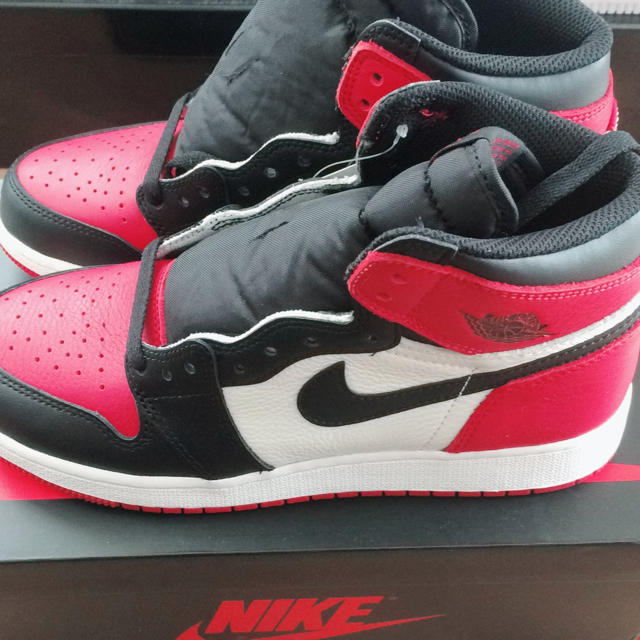 air jordan 1 bred toe