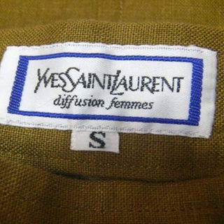サンローラン(Saint Laurent)のYSLイヴ・サンローラン　セミロングタイトスカート晩夏＆初秋に(ひざ丈スカート)