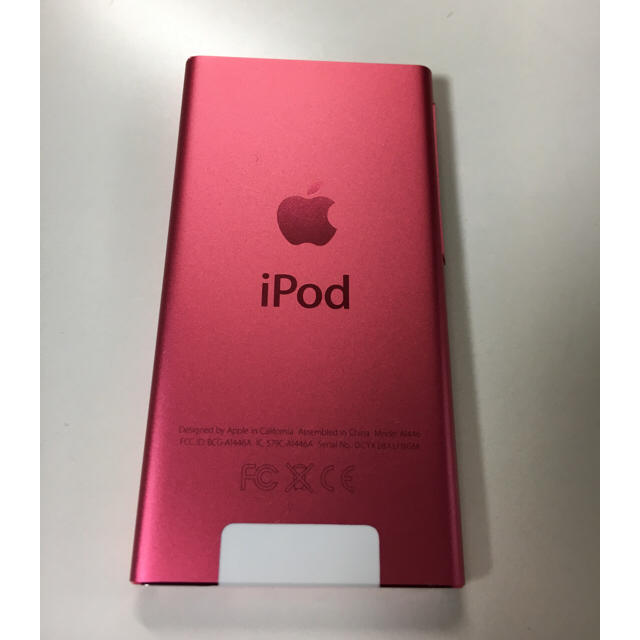 Apple(アップル)のiPod nano 7世代 PINK スマホ/家電/カメラのオーディオ機器(ポータブルプレーヤー)の商品写真