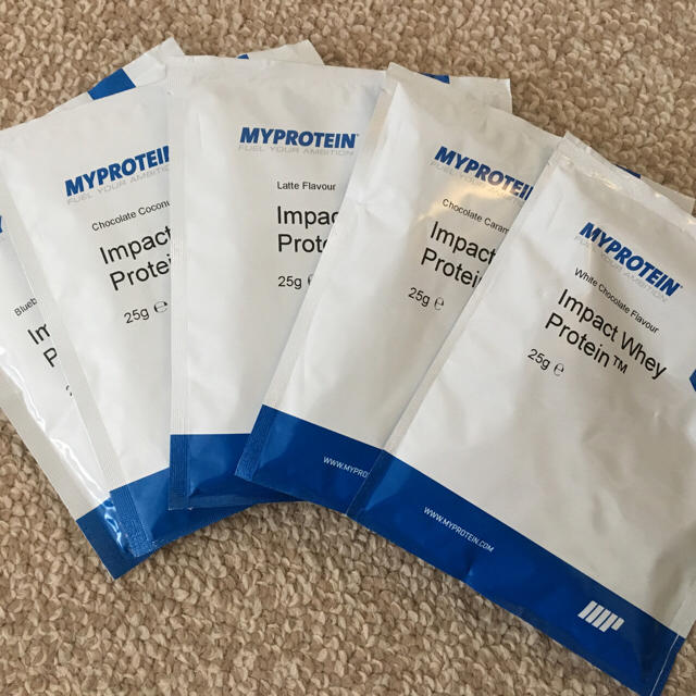 MYPROTEIN(マイプロテイン)のMyprotein 25g5個セット 食品/飲料/酒の健康食品(プロテイン)の商品写真