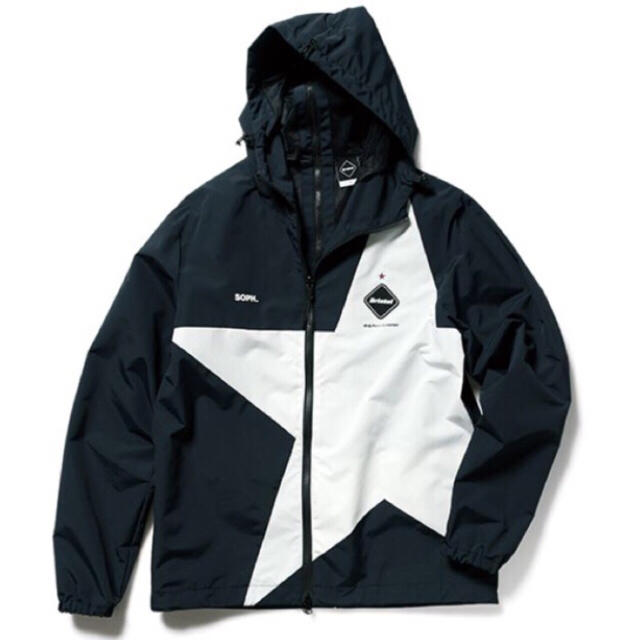 F.C.R.B.(エフシーアールビー)のFCRB BIG STAR SEPARATE PRACTICE JACKET メンズのジャケット/アウター(ナイロンジャケット)の商品写真