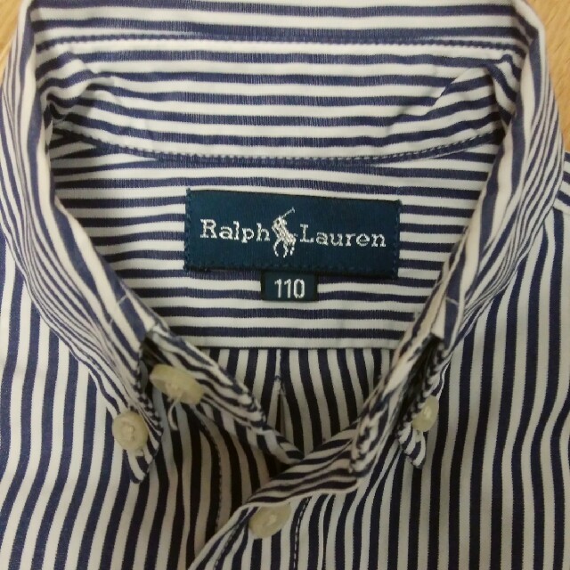 POLO RALPH LAUREN(ポロラルフローレン)のポロラルフローレン　シャツ　110㎝ キッズ/ベビー/マタニティのキッズ服男の子用(90cm~)(Tシャツ/カットソー)の商品写真