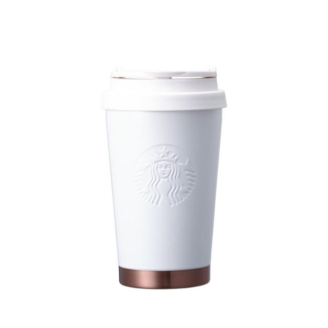 Starbucks Coffee(スターバックスコーヒー)の韓国限定スターバックスSSエルマ クラシック ホワイト タンブラー インテリア/住まい/日用品のキッチン/食器(タンブラー)の商品写真