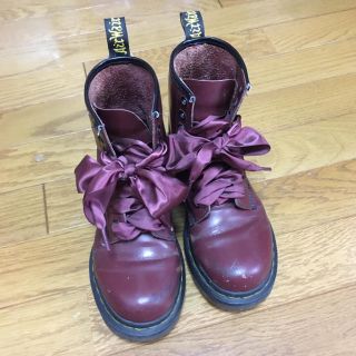 リボンシューレース 8ホール ブーツ Dr.Martens