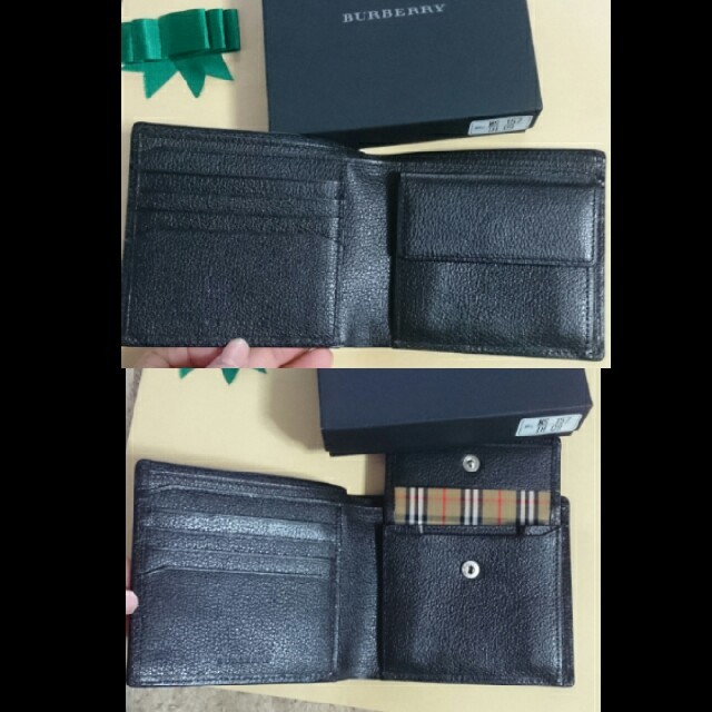 BURBERRY(バーバリー)の新品 BURBERRY 財布 折り畳み メンズ 黒 値下げ メンズのファッション小物(折り財布)の商品写真