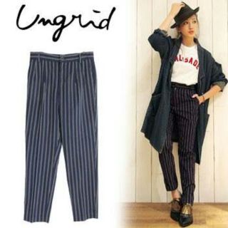 アングリッド(Ungrid)の値下げ ストライプ(クロップドパンツ)