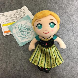 アナトユキノジョオウ(アナと雪の女王)の ディズニーランド アナ ぬいぐるみバッジ アナと雪女王  (ぬいぐるみ)