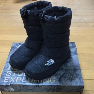 ザノースフェイス(THE NORTH FACE)のNORTH FACE NUPTSE BOOTIE WOOL グレー 23cm(ブーツ)